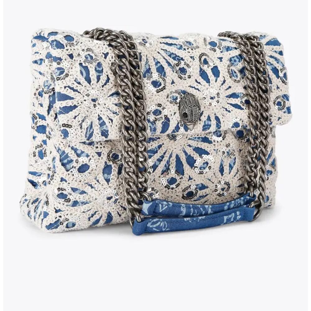 Kurt Geiger Blue and White Crossbody Bag - NWOT - Picture 2 of 10